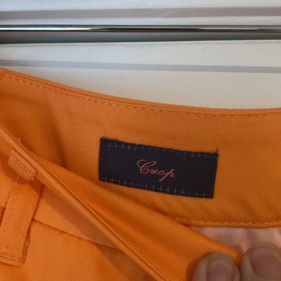 NWT New St John’s Bay Secretly Slender Orange Crop Pant Capri Size 12 - Picture 3 of 7
